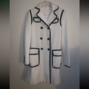 Calvin Klein wool blend trench coats 2